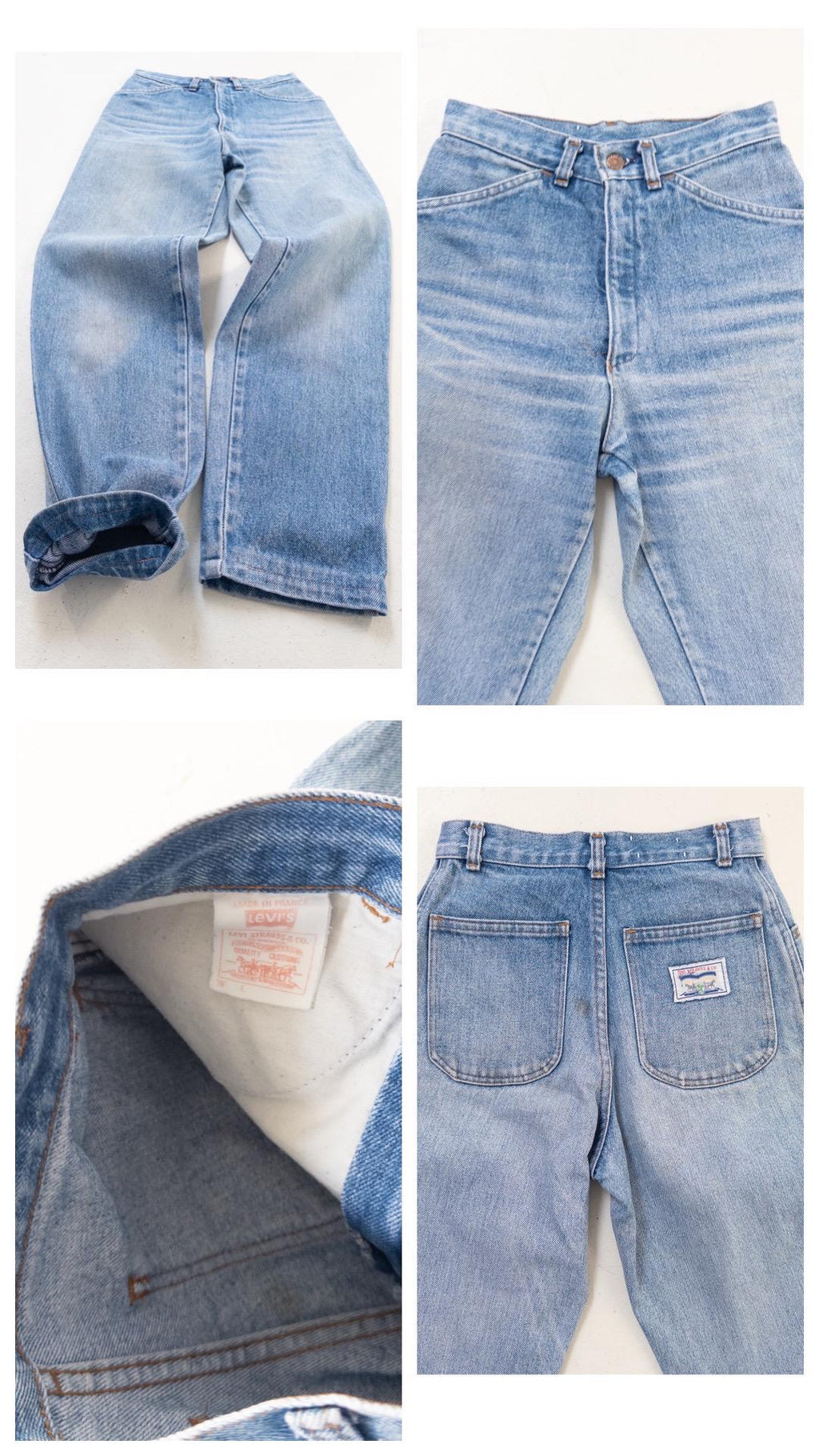 80s Vintage Levis Gr. 25 Made in France