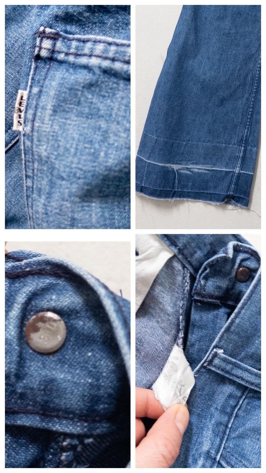 Gr. 26 - 27 BIG E 70s Vintage Levis Schlaghose