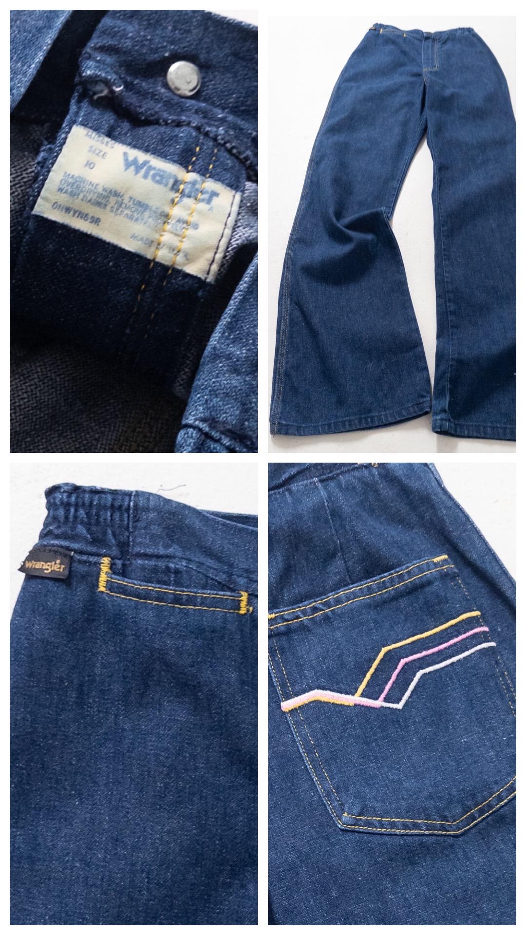 70s Vintage Wrangler Schlaghose Gr. 25 - 26 Made in USA
