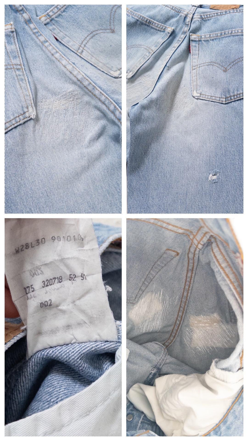 90s Vintage Levis 901 Gr. 25 - 26 Made in France