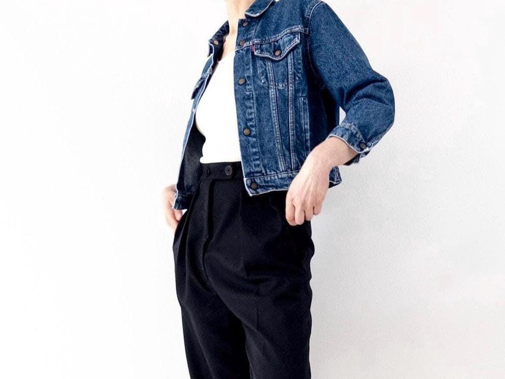 70s Vintage Levis 73405 Trucker Jacket Gr. XS Made in Italy