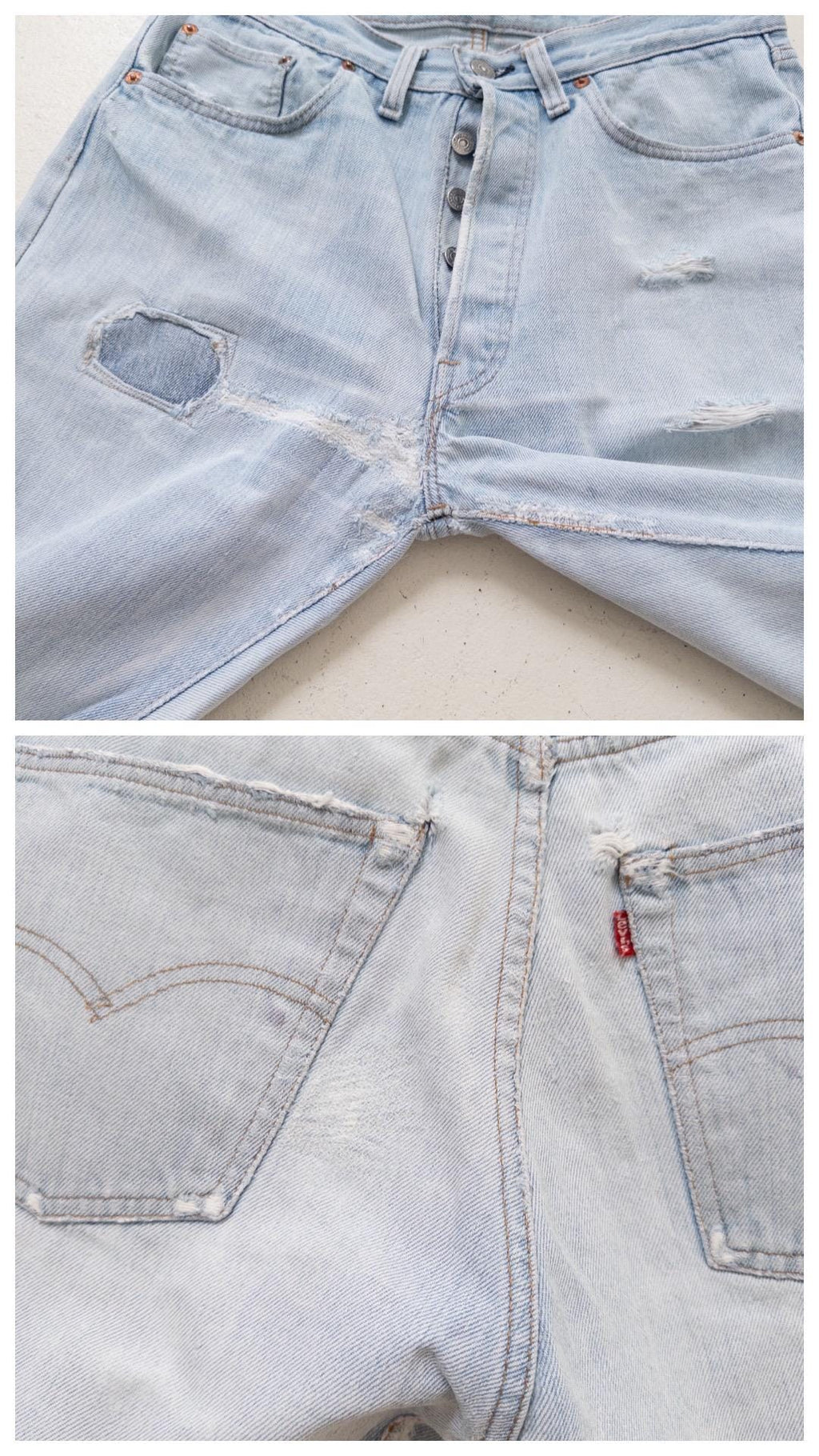 70s Vintage Levis 501 Selvedge Shorts Gr. 30 - 31