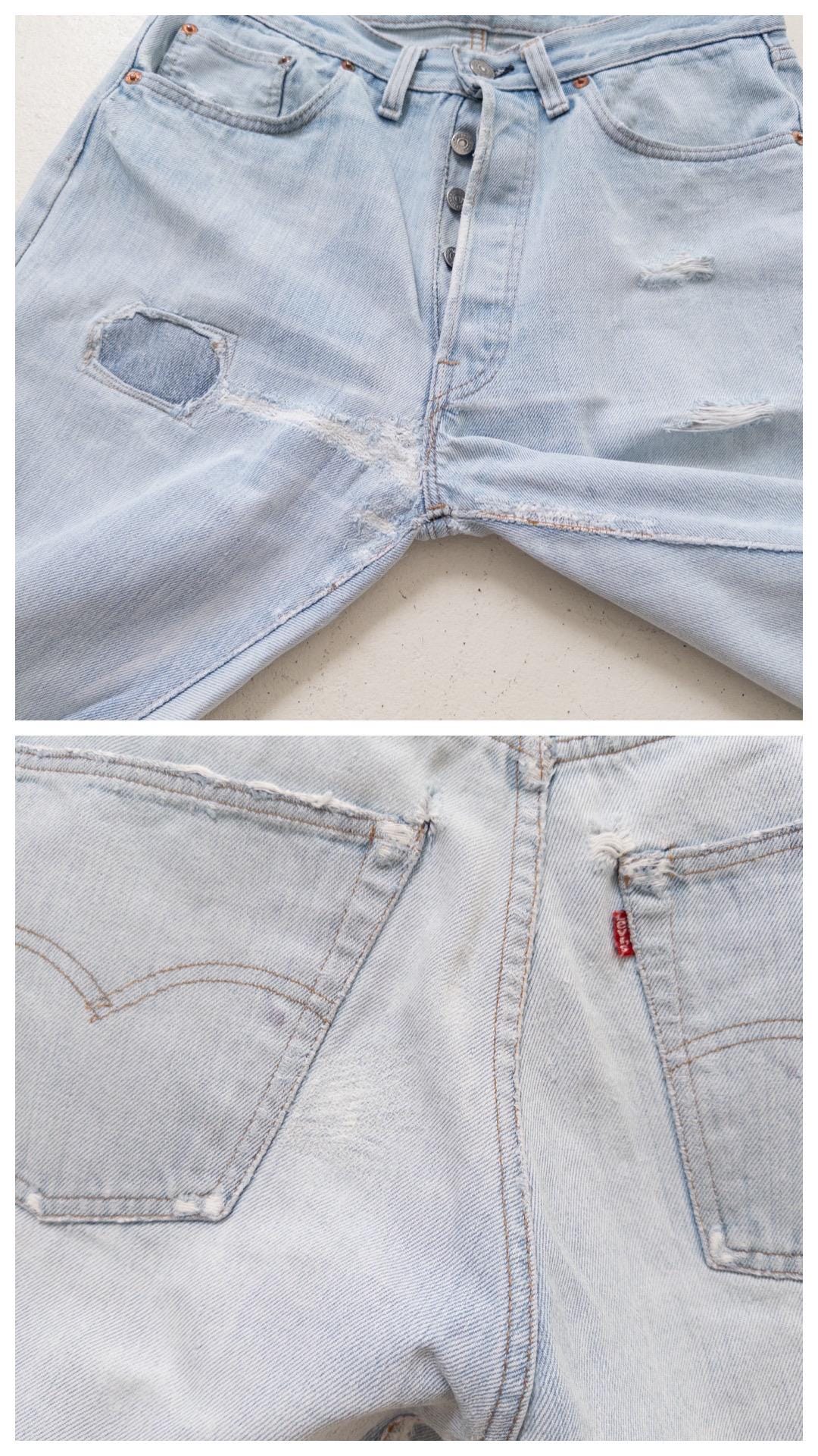 70s Vintage Levis 501 Selvedge Shorts Gr. 30 - 31