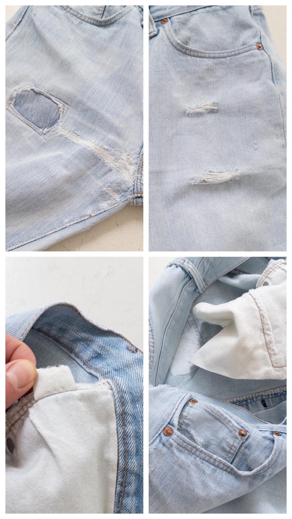 70s Vintage Levis 501 Selvedge Shorts Gr. 30 - 31