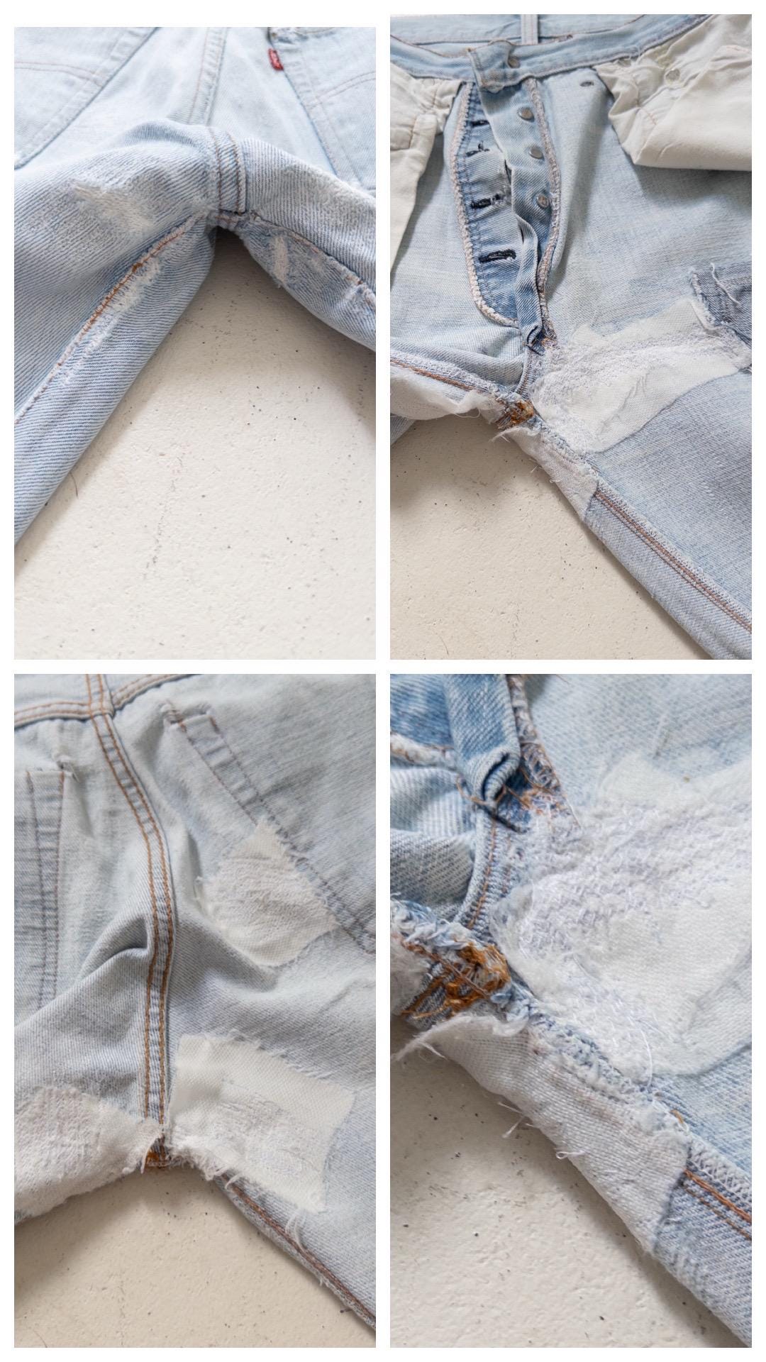 70s Vintage Levis 501 Selvedge Shorts Gr. 30 - 31