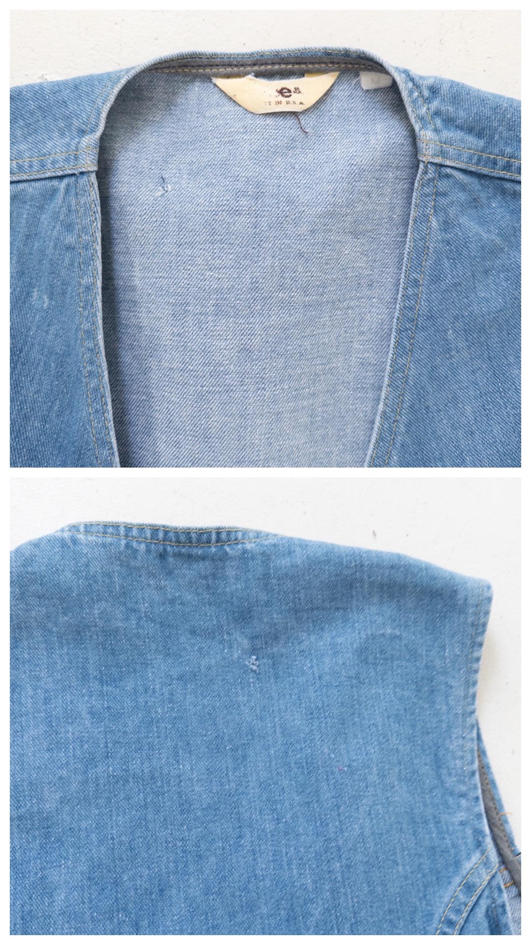 Gr. L Lee Jeansweste 70s Vintage Made in USA