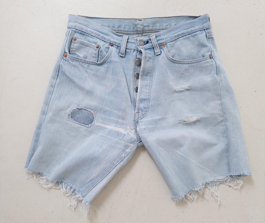 70s Vintage Levis 501 Selvedge Shorts Gr. 30 - 31