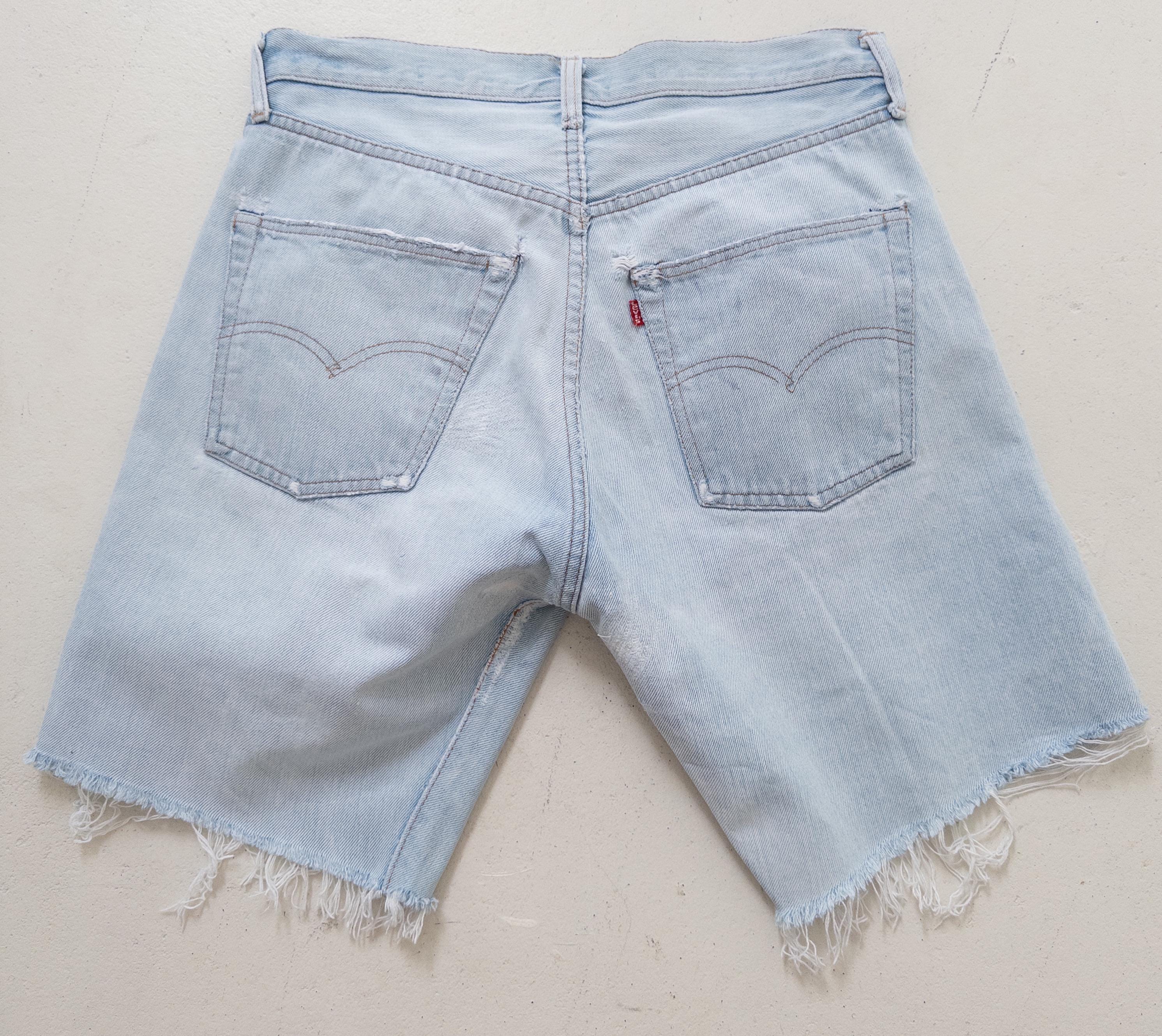 70s Vintage Levis 501 Selvedge Shorts Gr. 30 - 31