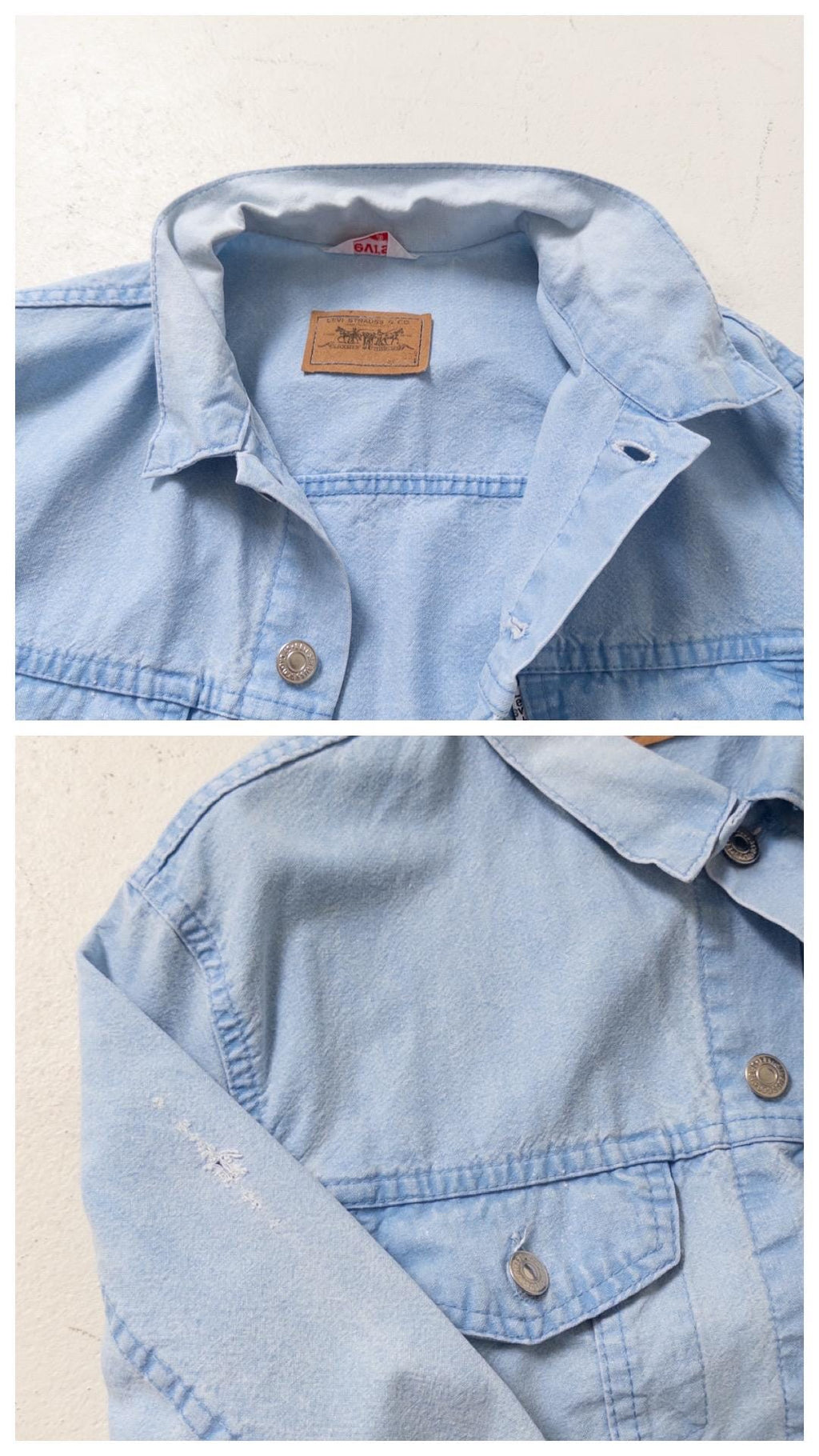 80s Vintage Levis Jacke Gr. M