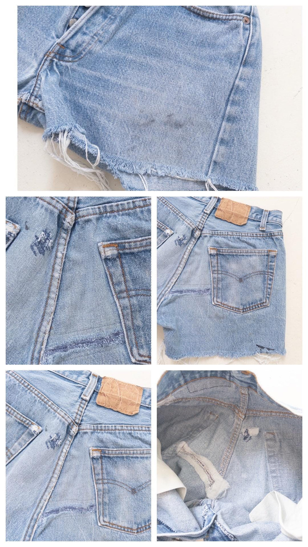 70s Vintage Levis 501 Shorts Gr. 27