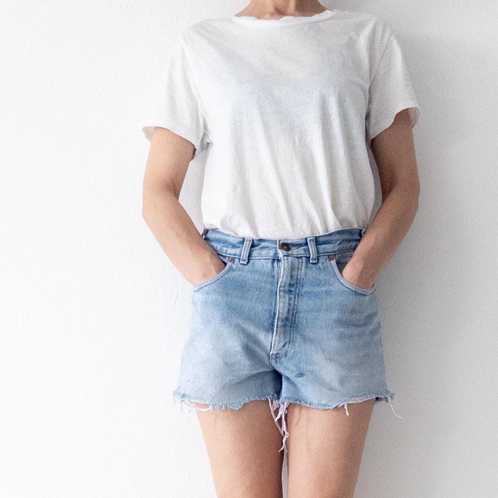Gr. 30 Levis Shorts 80s Vintage Made in Belgium