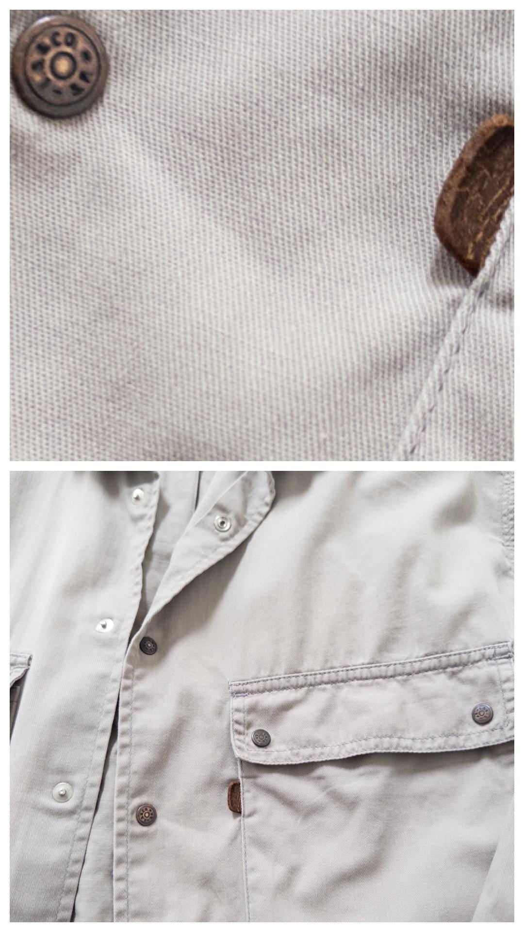80s Vintage Levis Leather Tab Hemd Gr. L - XL