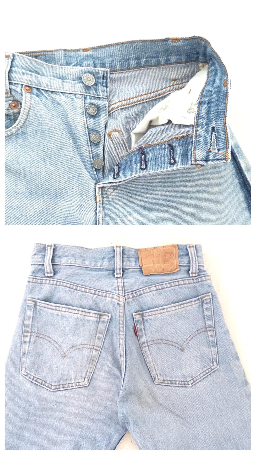 Gr. 22 - 23 Vintage Levis 701 Made in USA