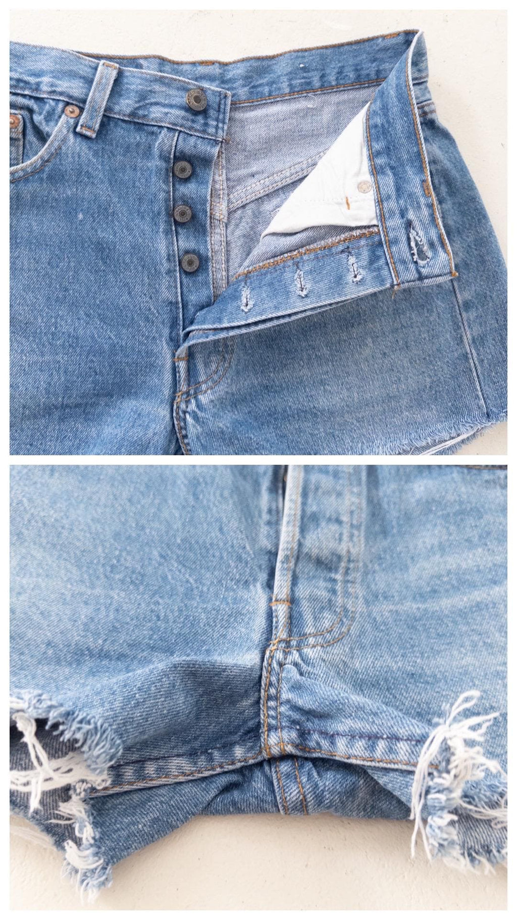 80s Vintage Levis 501 Shorts Gr. 27 - 28