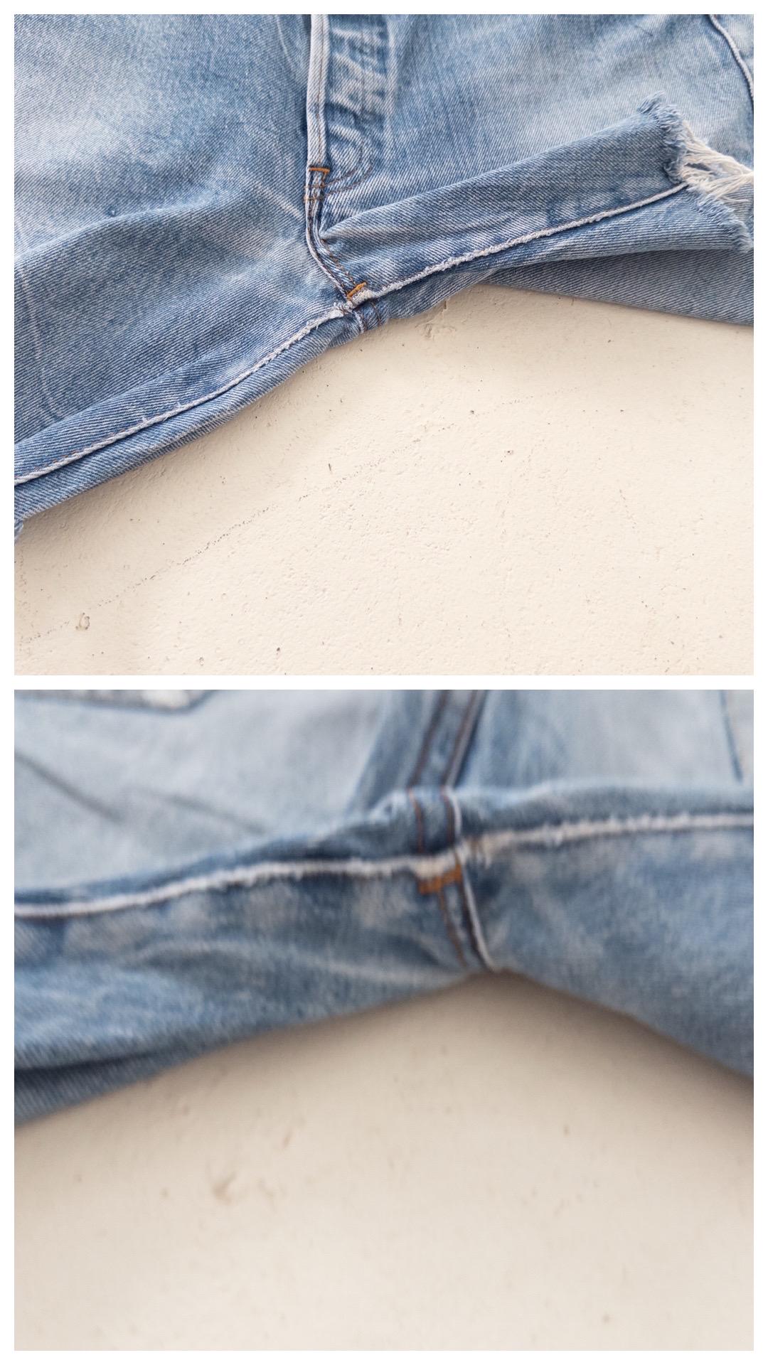 Gr. 34 Levis 501 Shorts 80s Vintage Made in France