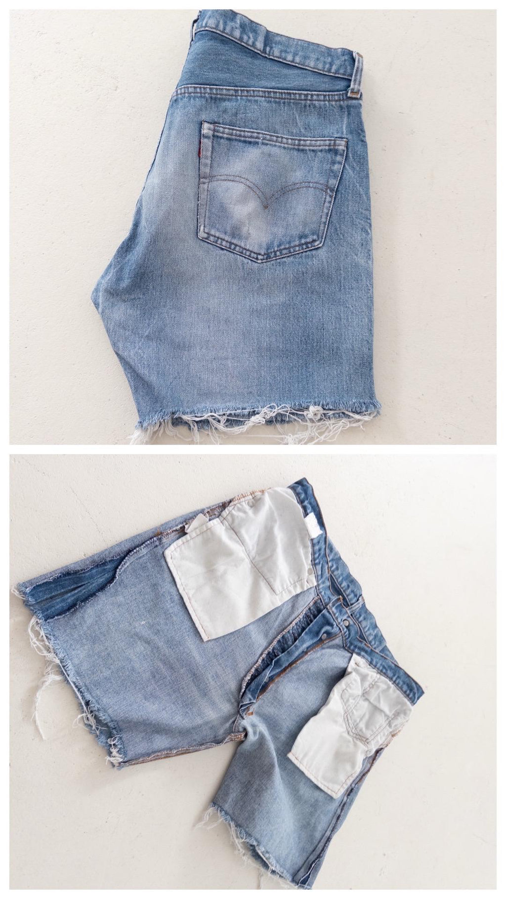 Gr. 34 Levis 501 Shorts 80s Vintage Made in France