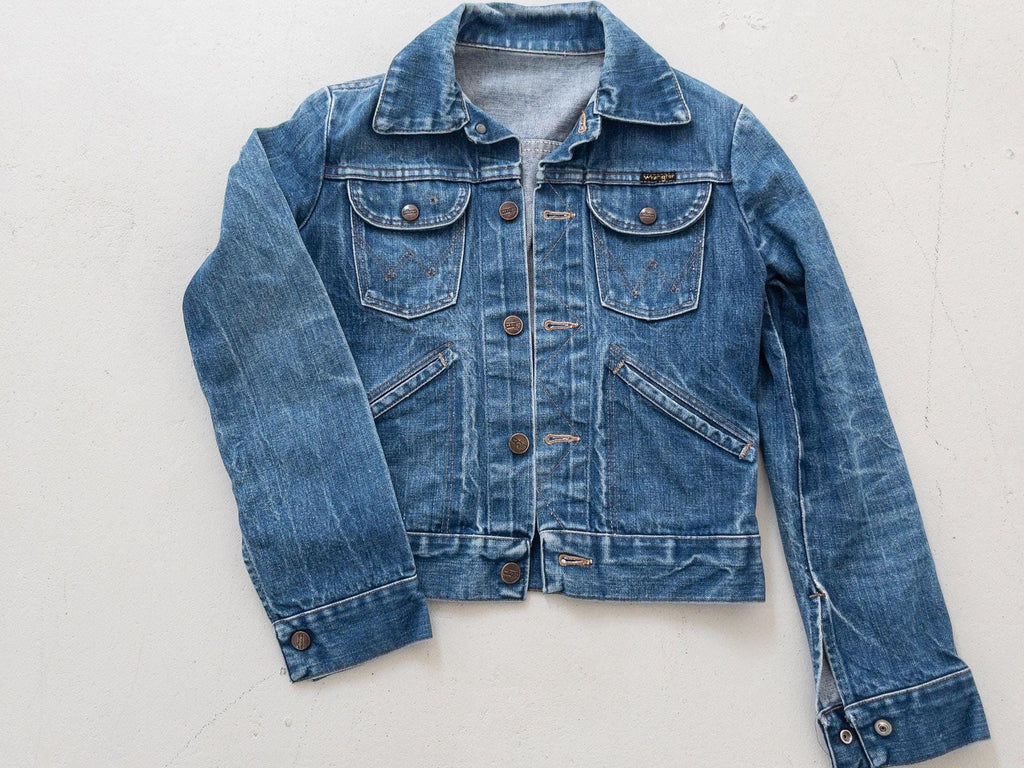 70s Vintage Wrangler Jeansjacke Gr. XXS - XS
