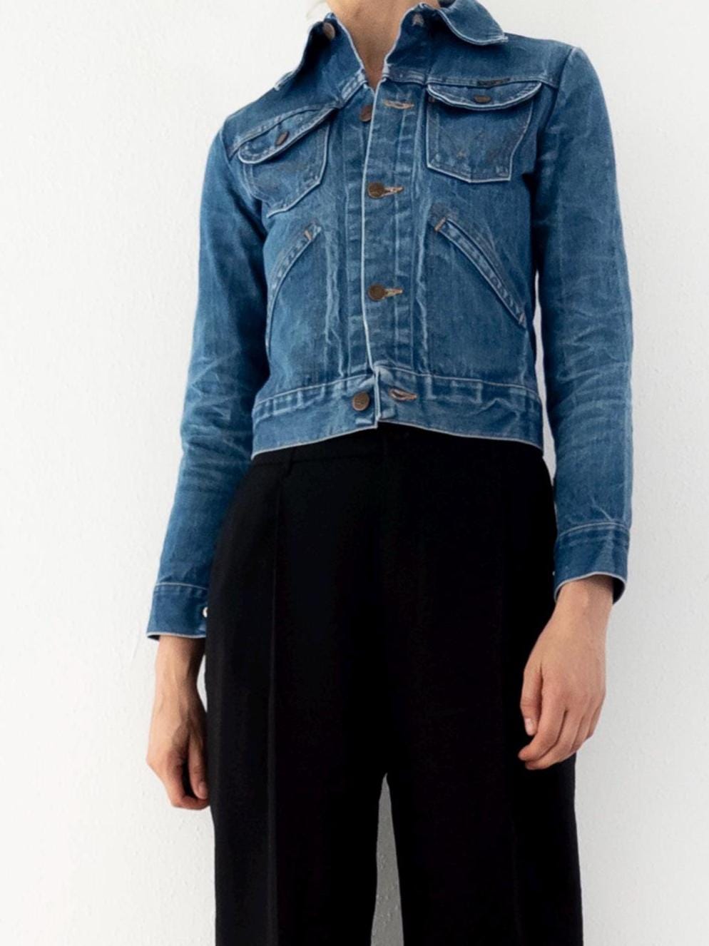 70s Vintage Wrangler Jeansjacke Gr. XXS - XS