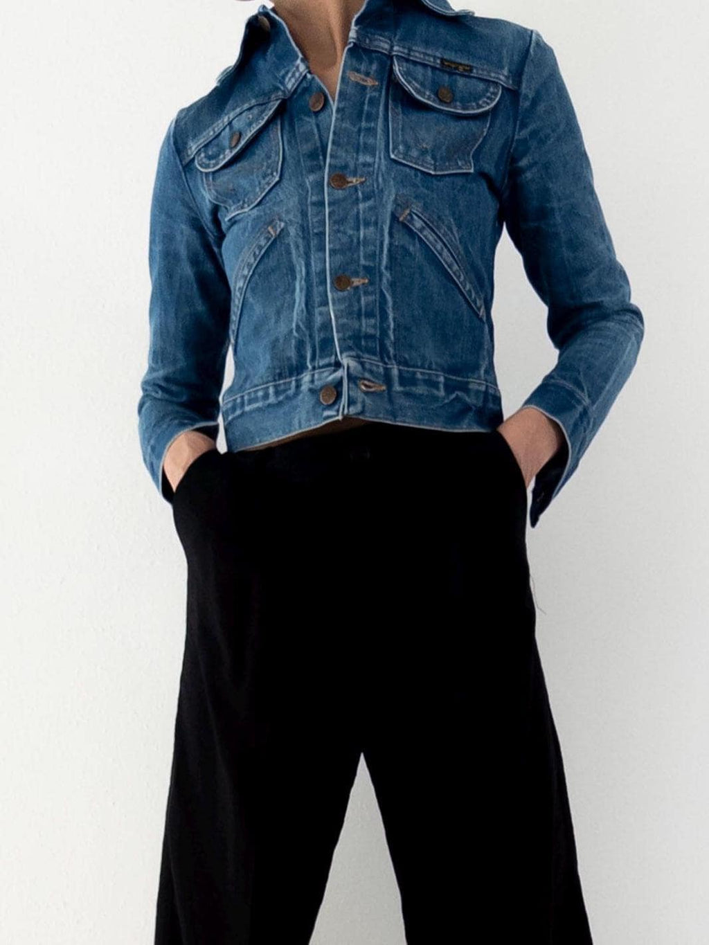 70s Vintage Wrangler Jeansjacke Gr. XXS - XS