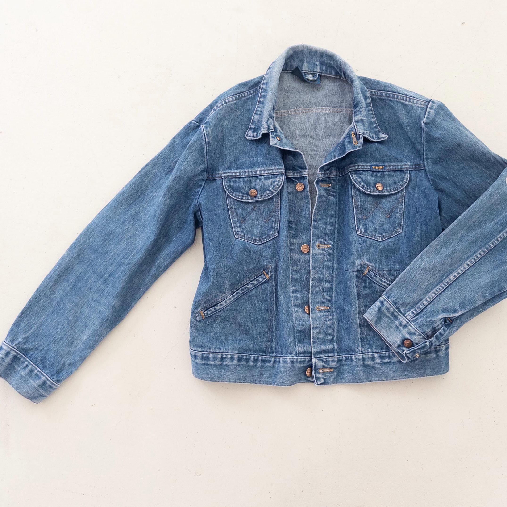 90s Vintage Wrangler Jeansjacke Gr. M - L