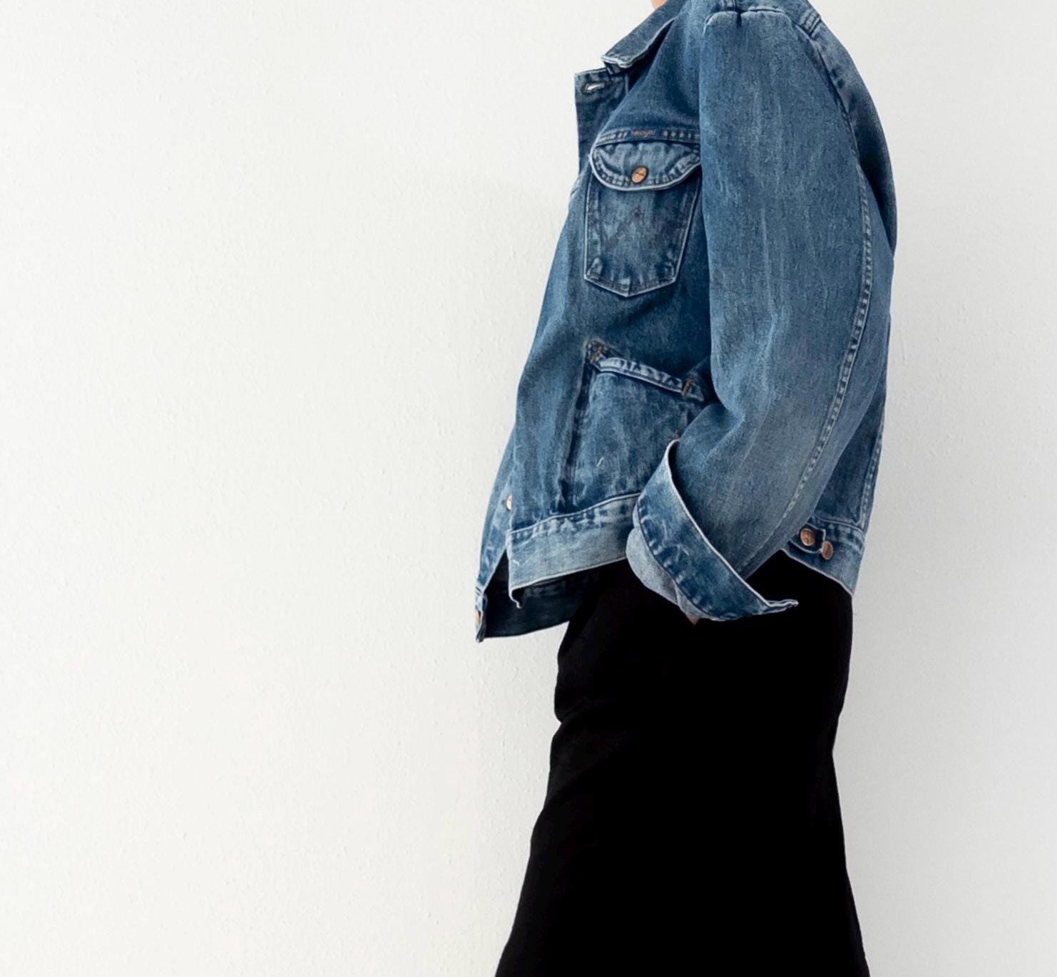 90s Vintage Wrangler Jeansjacke Gr. L