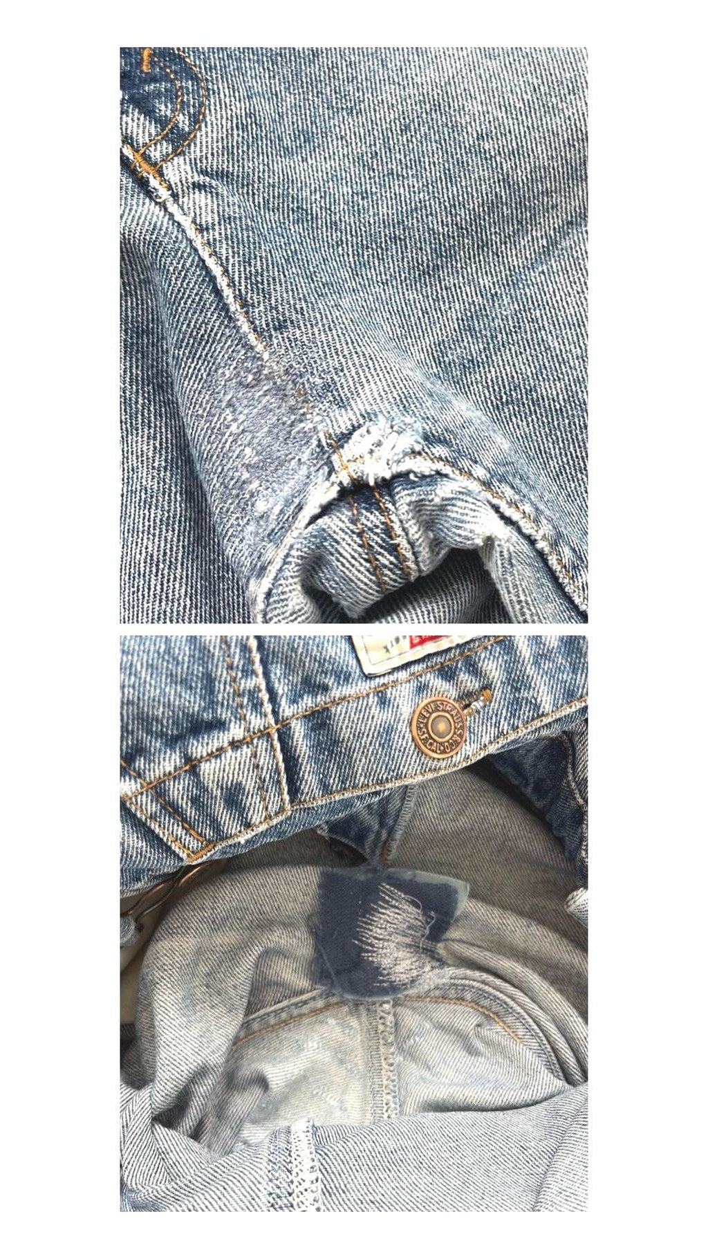 90s Vintage Levis Latzhose Gr. XS/S