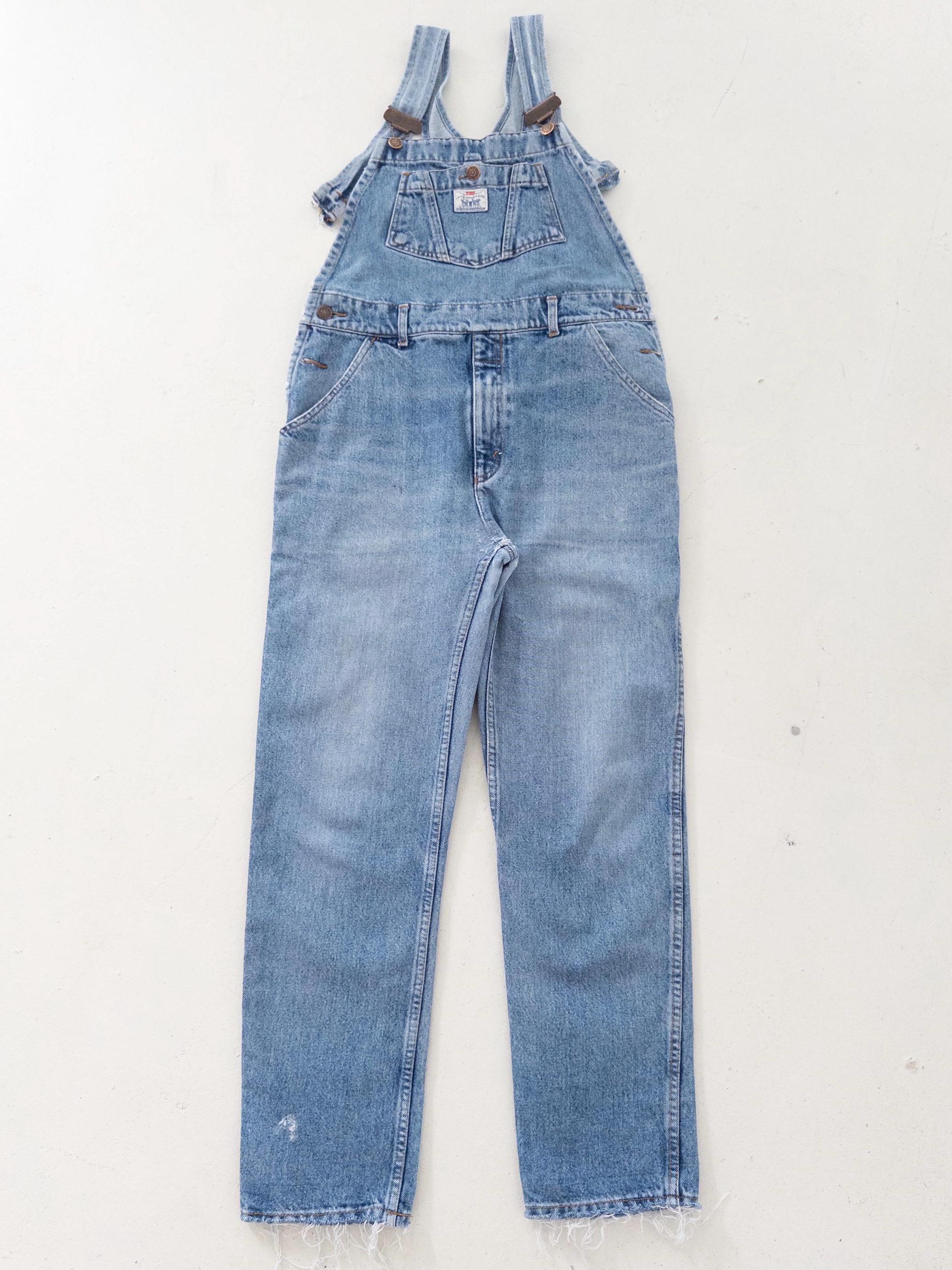 90s Vintage Levis Latzhose Gr. XS/S
