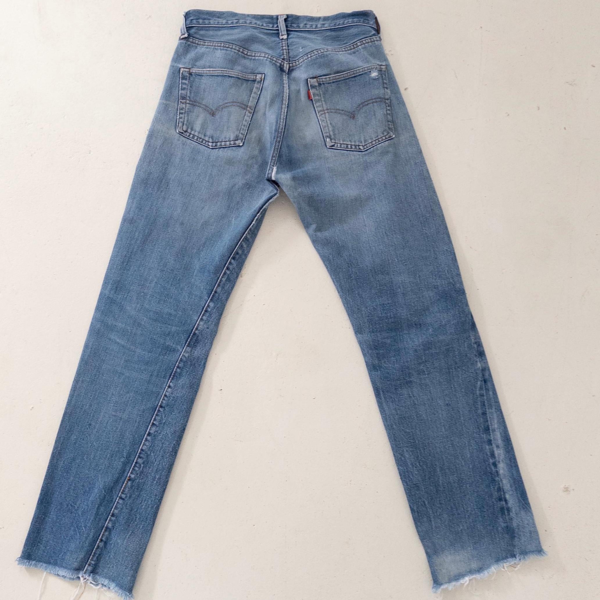 Gr. 29 Levis 501 Selvedge 70s Vintage Made in USA