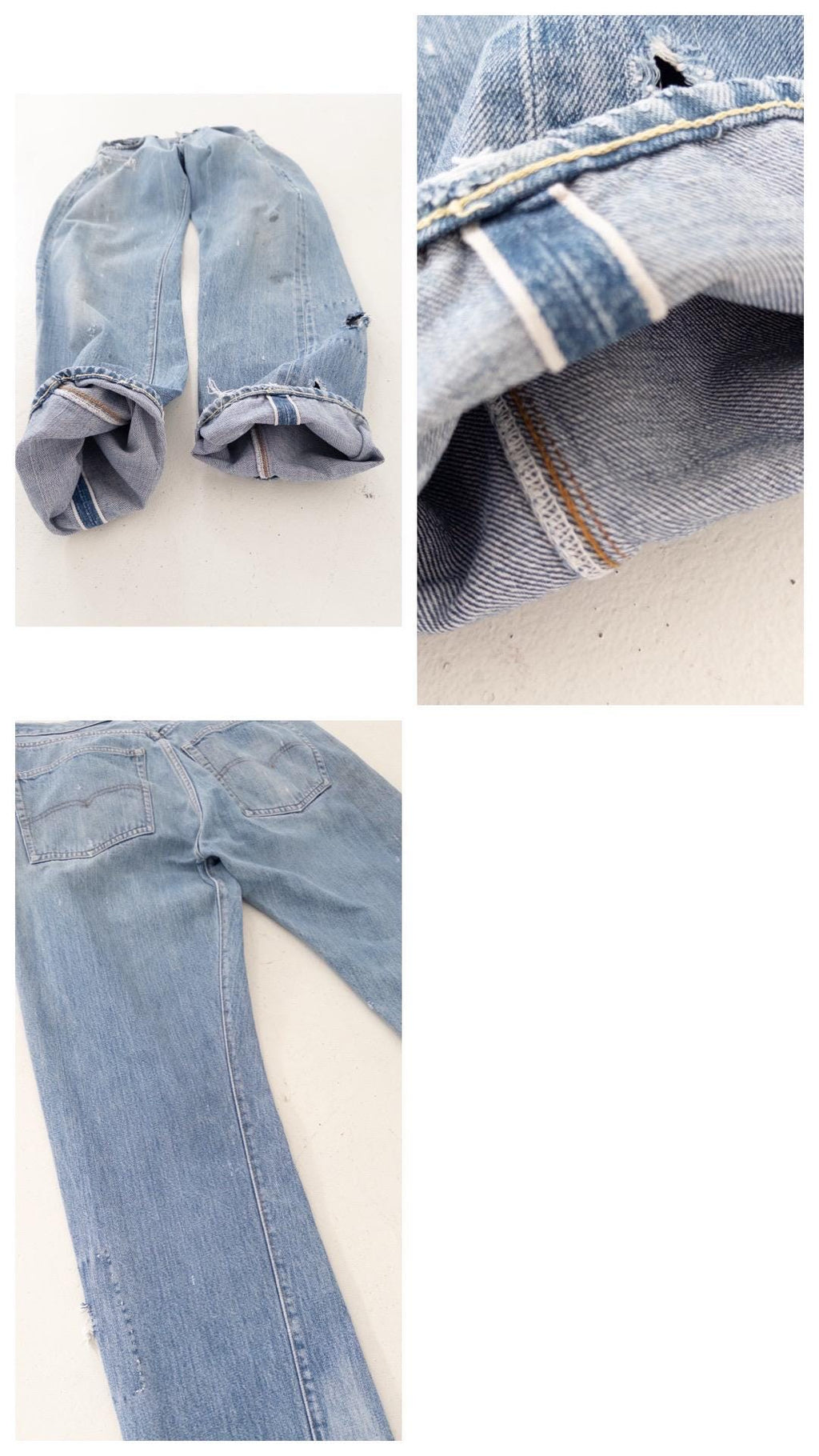 Gr. 29 Levis 501 Selvedge 60s Vintage Made in USA