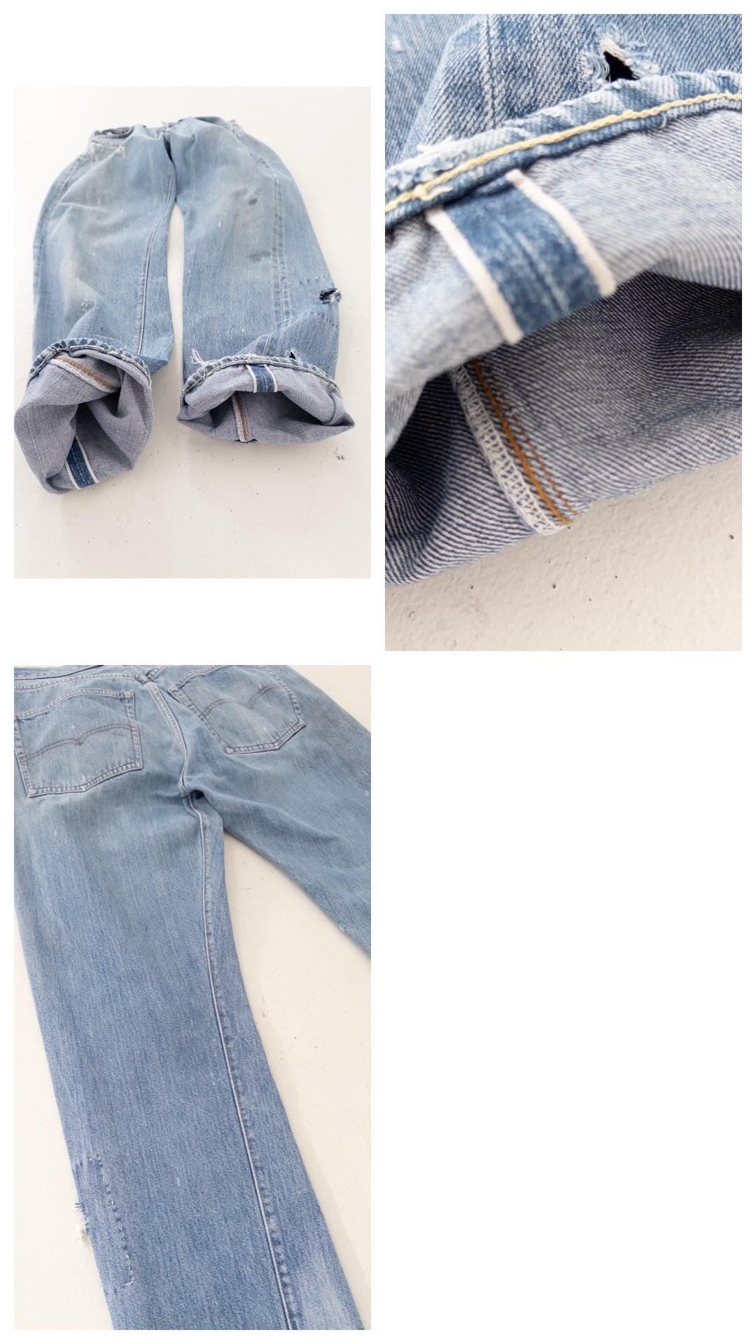 Gr. 29 Levis 501 Selvedge 60s Vintage Made in USA