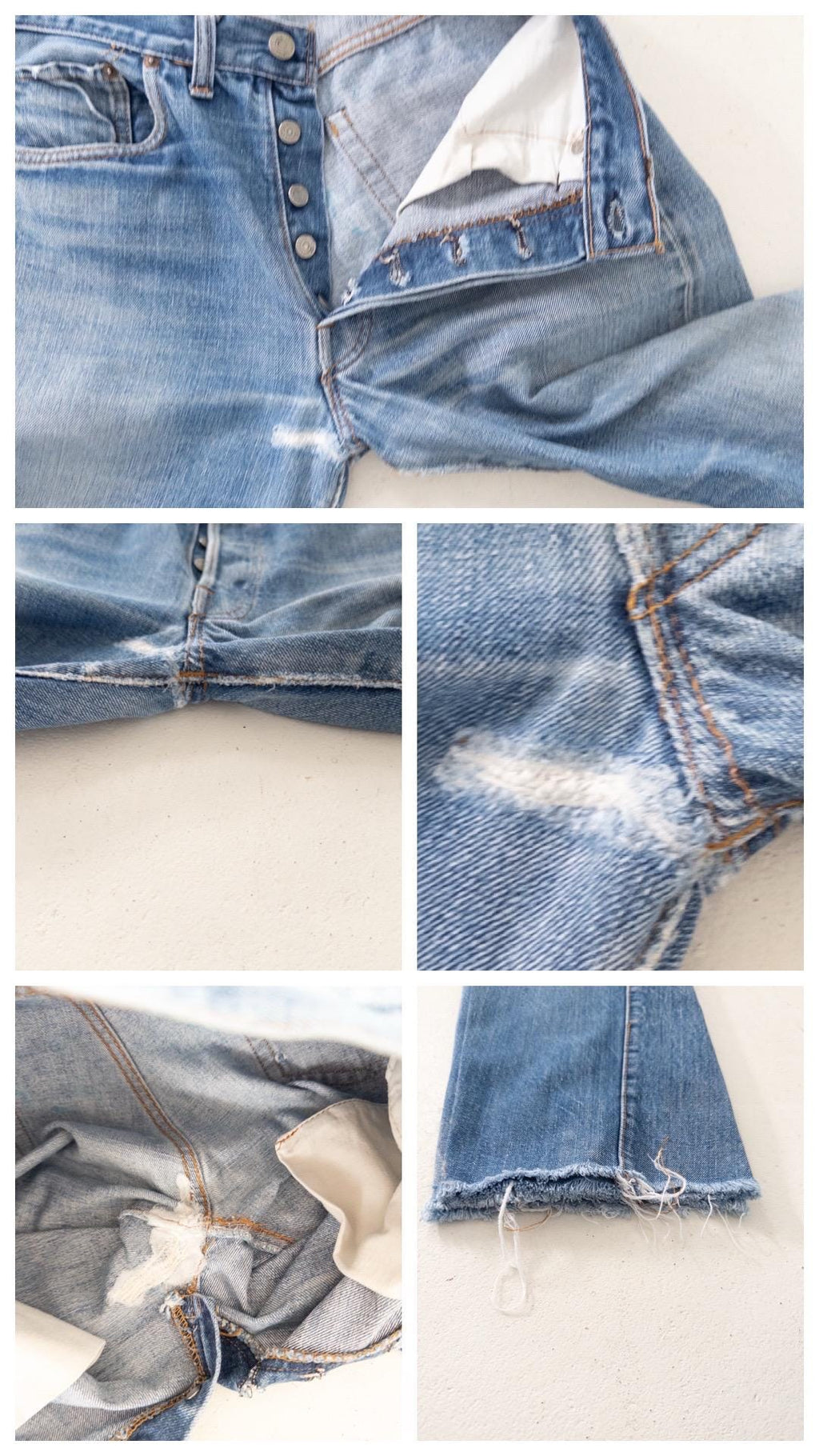Gr. 29 Levis 501 Selvedge 70s Vintage Made in USA