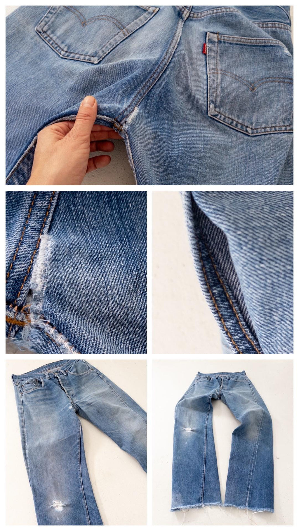 Gr. 29 Levis 501 Selvedge 70s Vintage Made in USA