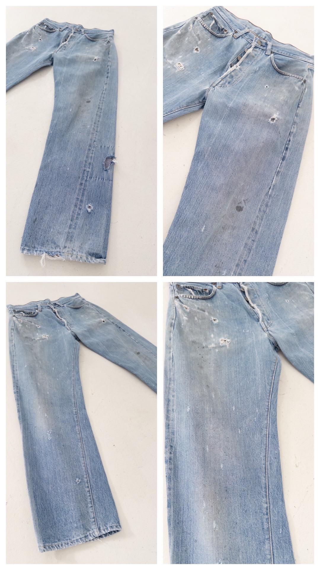 Gr. 29 Levis 501 Selvedge 60s Vintage Made in USA