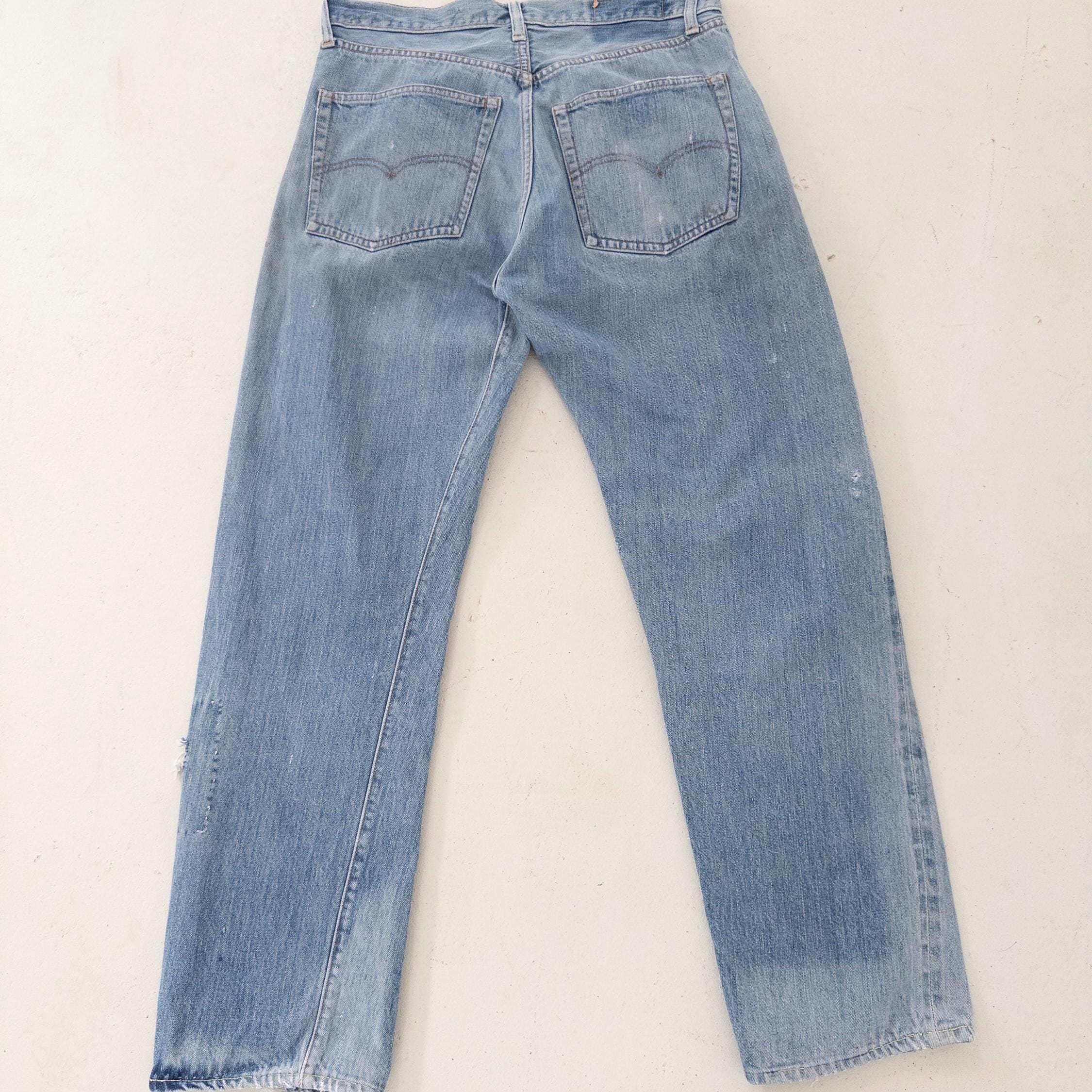 Gr. 29 Levis 501 Selvedge 60s Vintage Made in USA