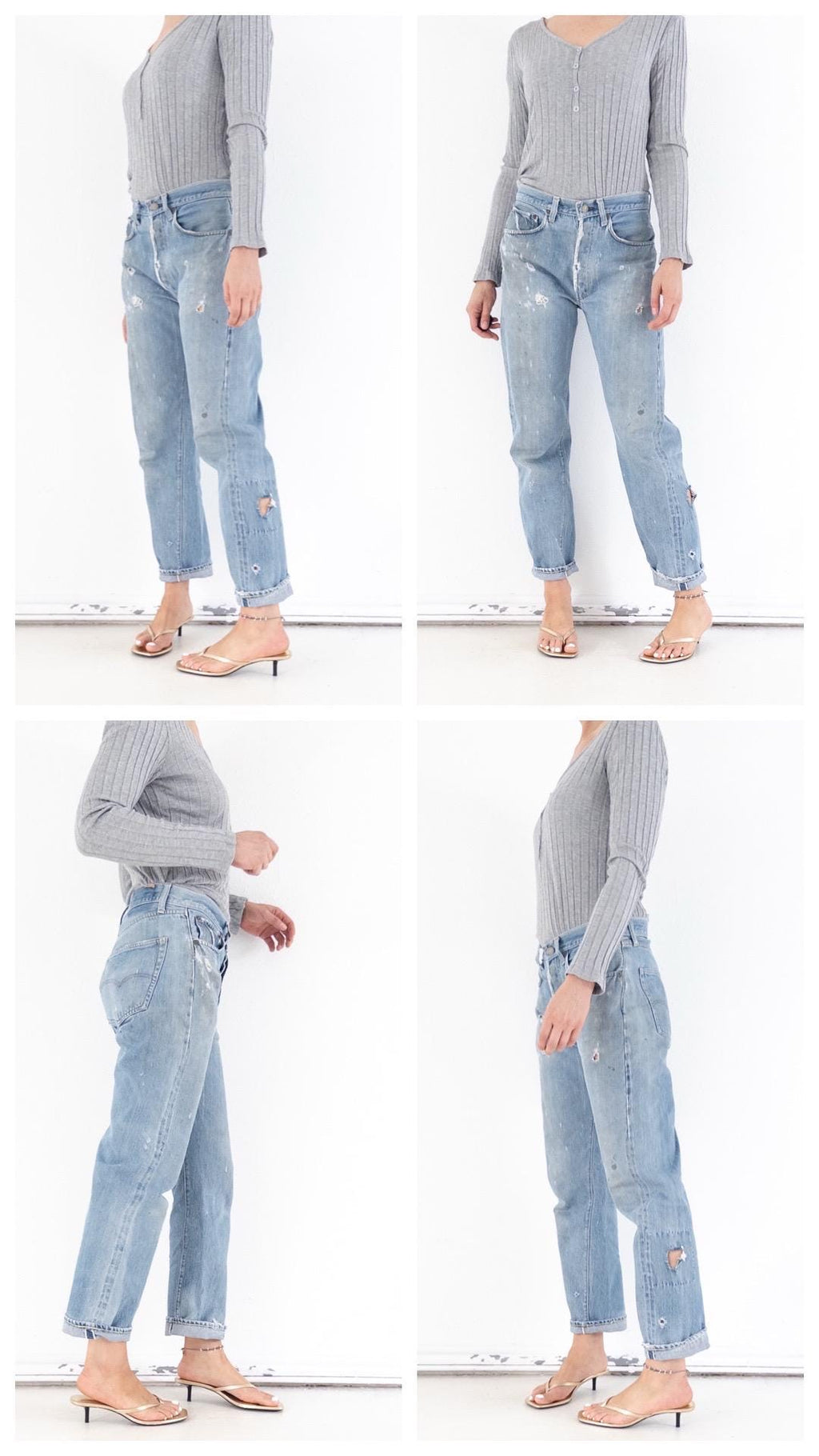 Gr. 29 Levis 501 Selvedge 60s Vintage Made in USA