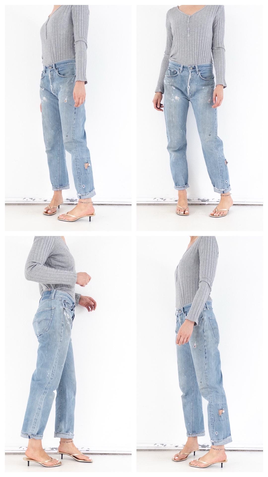 Gr. 29 Levis 501 Selvedge 60s Vintage Made in USA