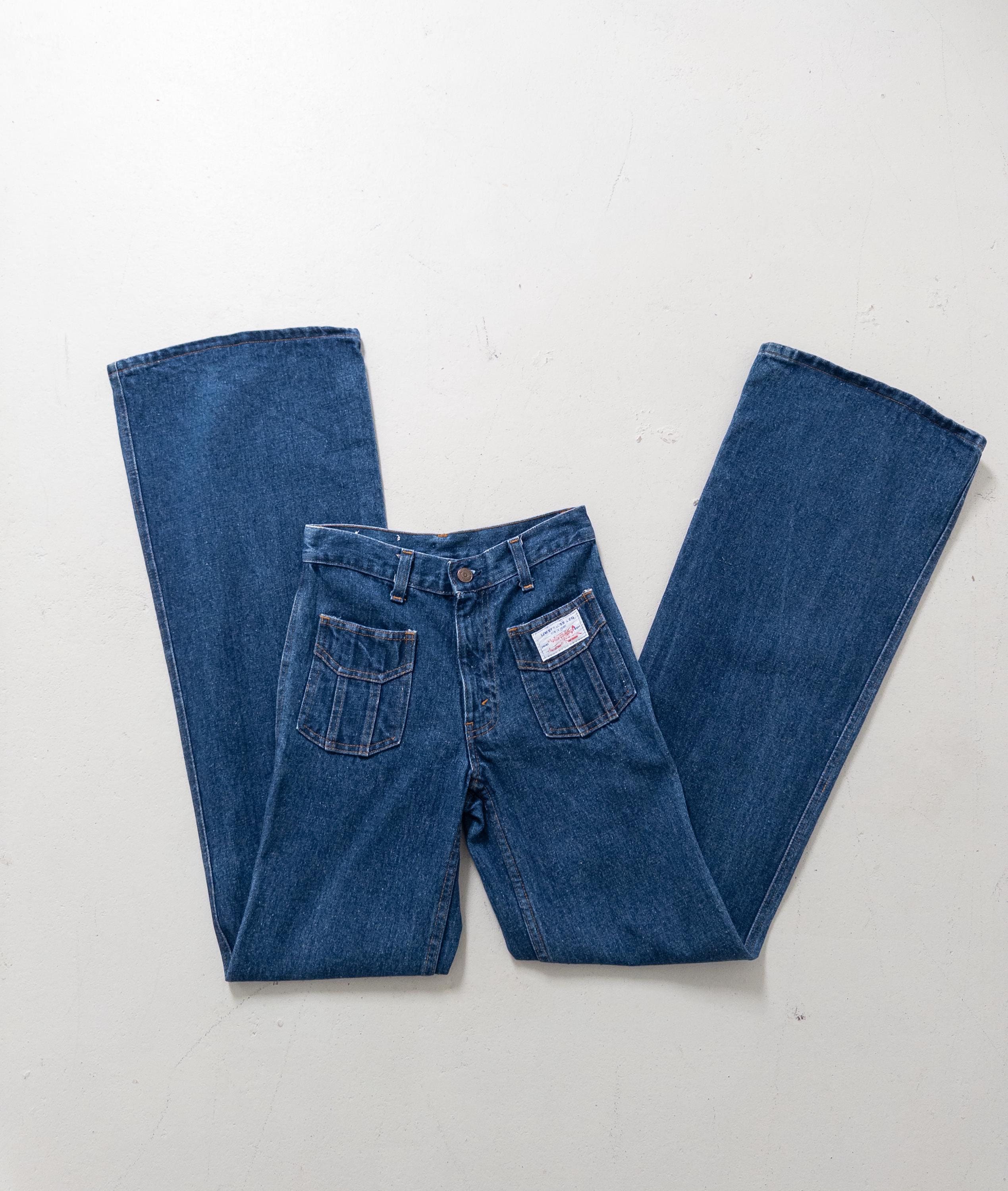 70s Vintage Levis Schlaghose Gr. 22 - 23