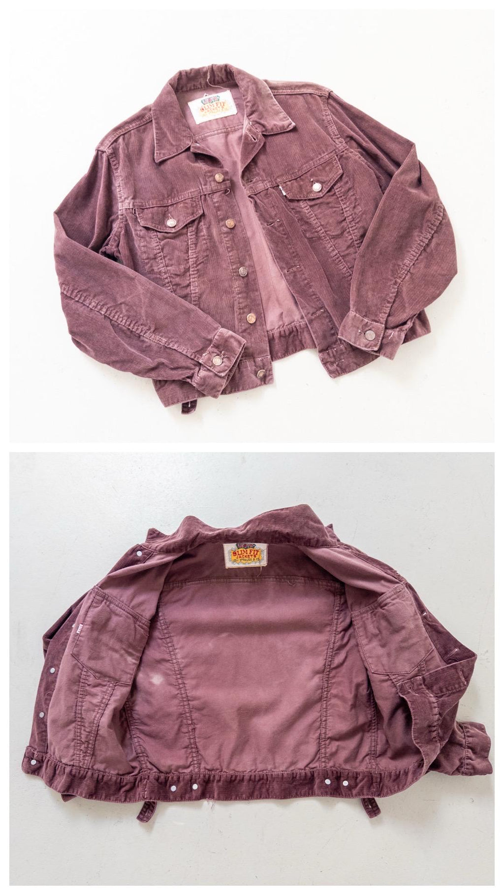BIG E 60s Vintage Levis Kordjacke Gr. M
