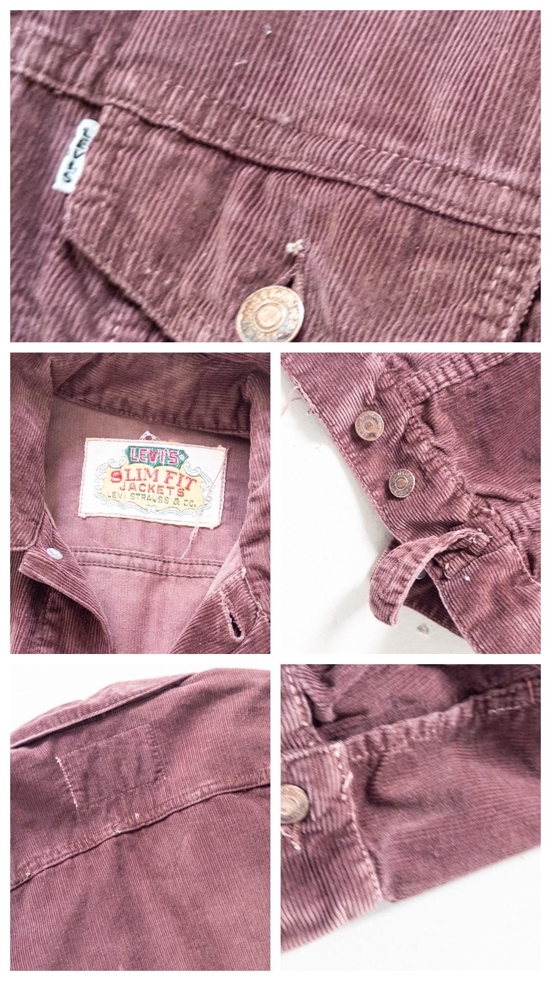 BIG E 60s Vintage Levis Kordjacke Gr. M