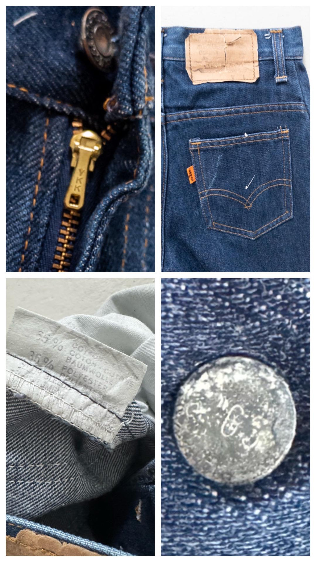 70s Vintage Levis 315 Gr. 23 - 24 Made in Belgium