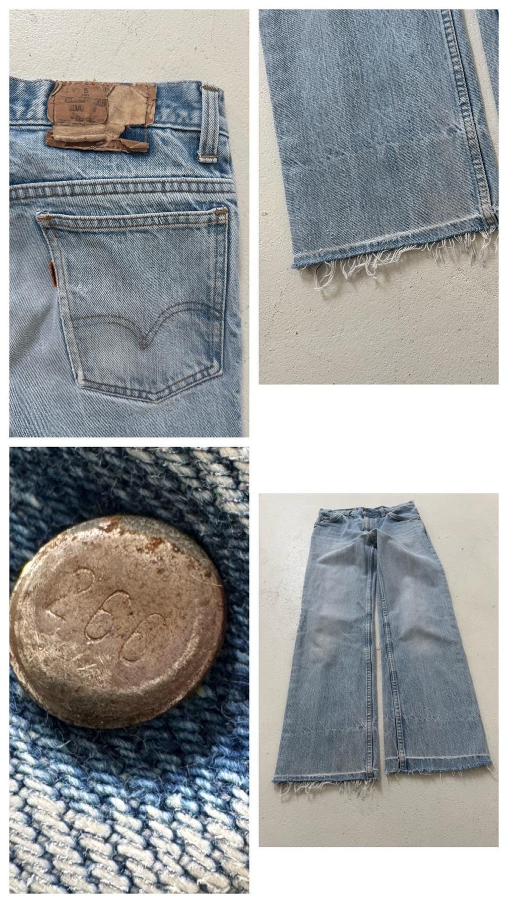 Gr. 26 - 27 Levis 70s Vintage Made in Belgium