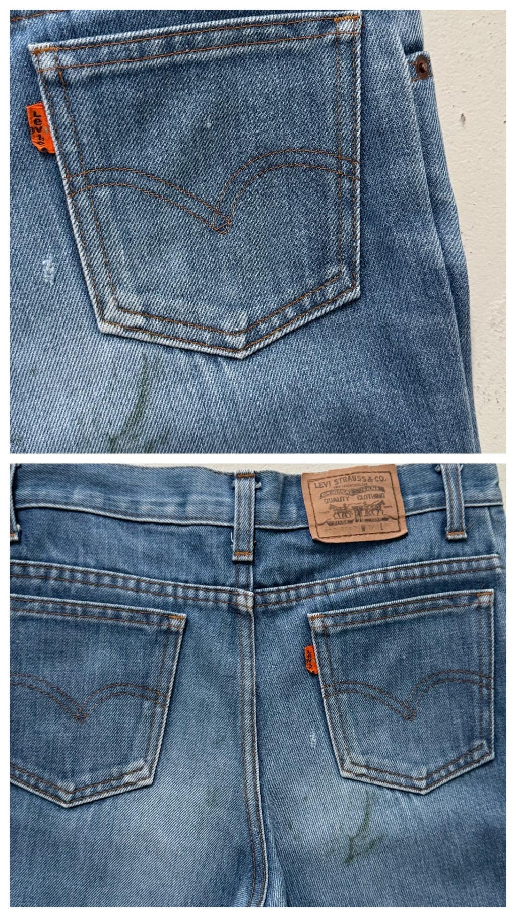 80s Vintage Levis Jeans 330 Gr. 25 - 26 Made in Belgium