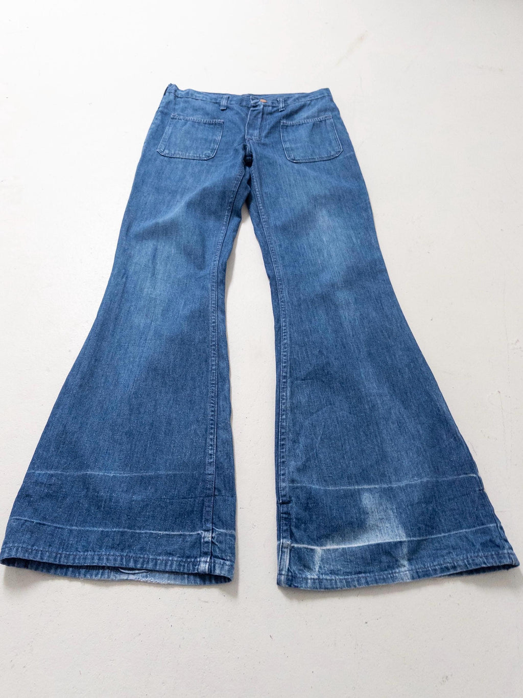 Gr. 29 - 30 Wrangler Schlaghose 60s / 70s Vintage Made in Malta