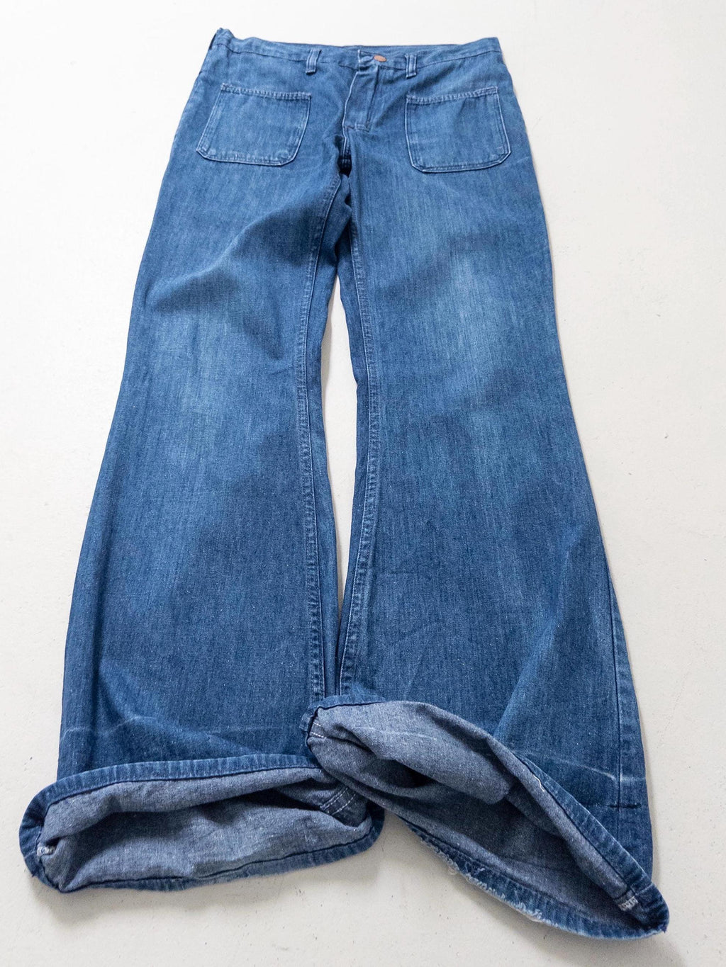 Gr. 29 - 30 Wrangler Schlaghose 60s / 70s Vintage Made in Malta
