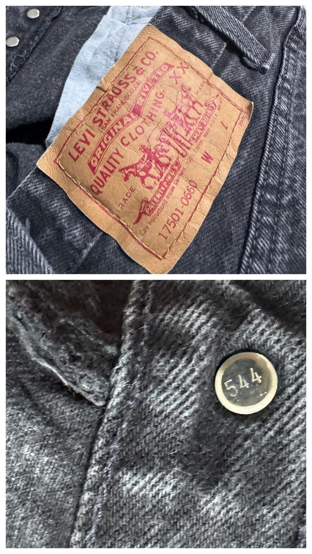 Gr. 26 - 27 Levis 17501 90s Vintage Made in USA