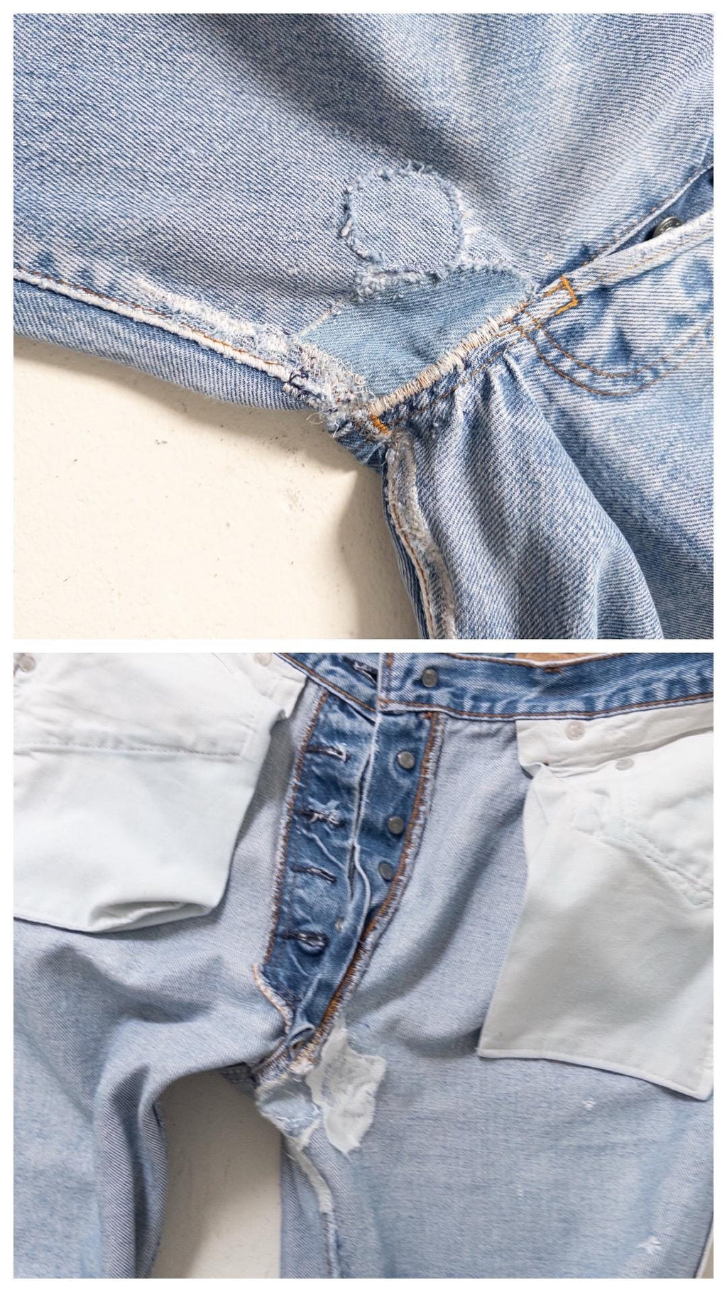 Gr. 32 Levis 501 Selvedge 70s Vintage Made in USA