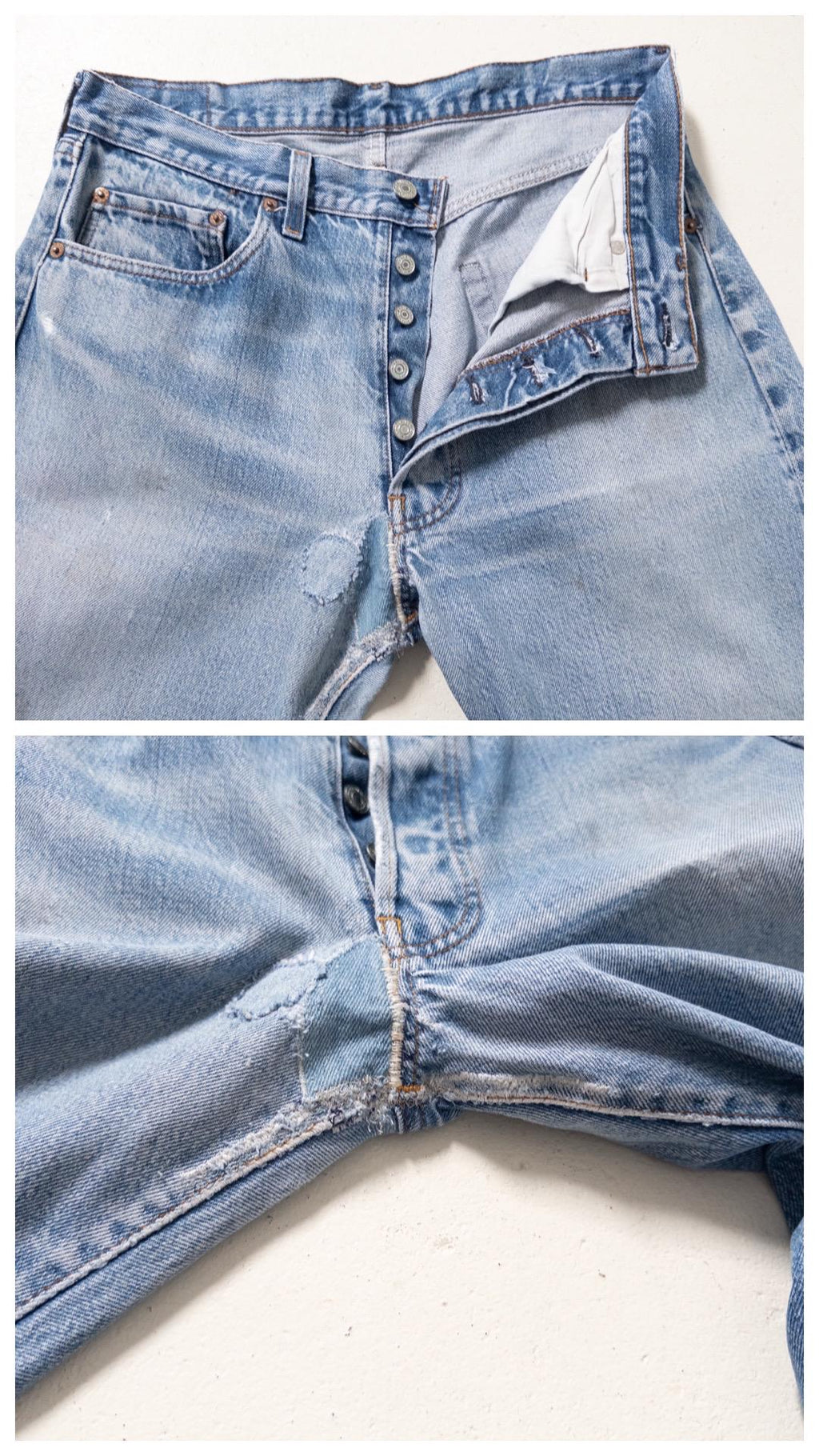 Gr. 32 Levis 501 Selvedge 70s Vintage Made in USA