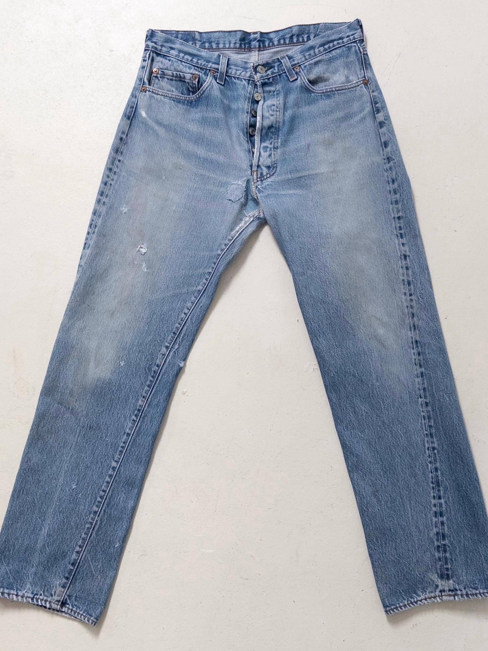 Gr. 32 Levis 501 Selvedge 70s Vintage Made in USA