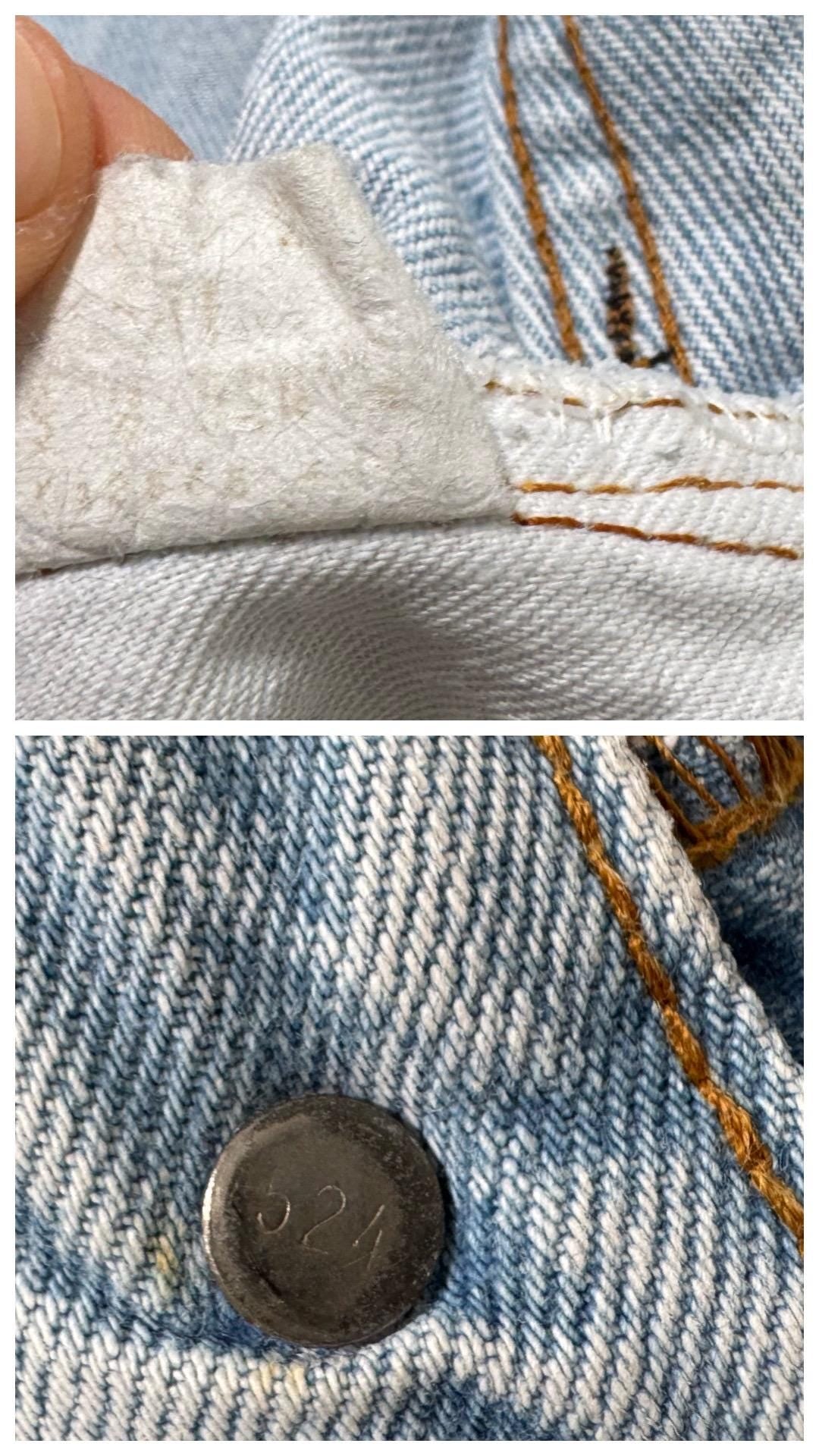 Gr. 26 - 27 Levis 501 Selvedge 80s Vintage Made in USA