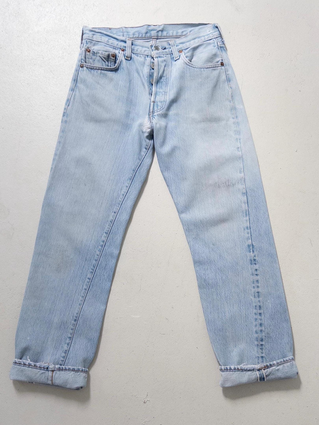 Gr. 26 - 27 Levis 501 Selvedge 80s Vintage Made in USA